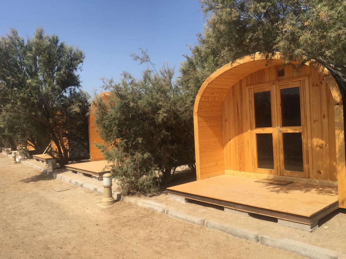 Eco-Wooden Houses Camping Montana Roja El Médano Eksteriør bilde