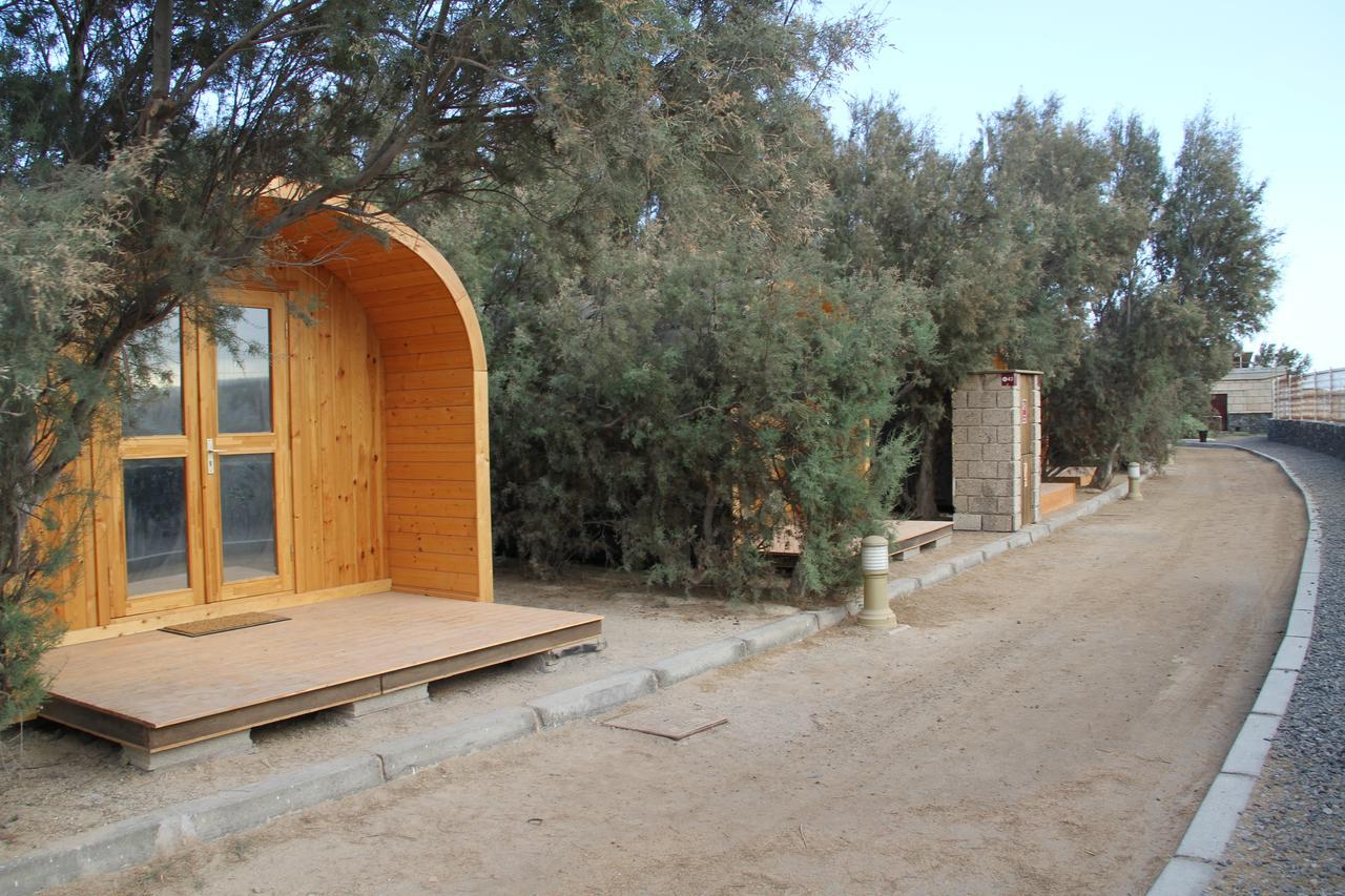 Eco-Wooden Houses Camping Montana Roja El Médano Eksteriør bilde