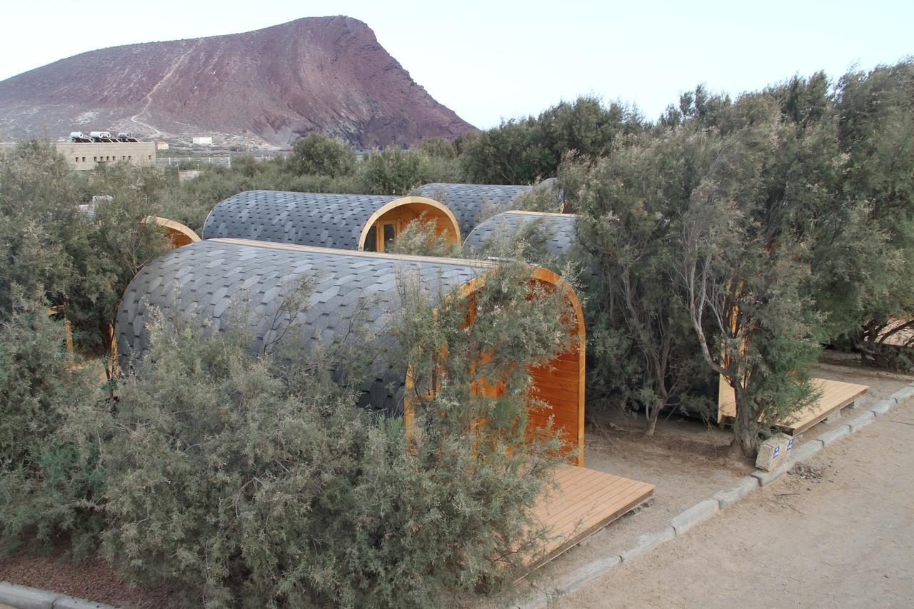 Eco-Wooden Houses Camping Montana Roja El Médano Eksteriør bilde