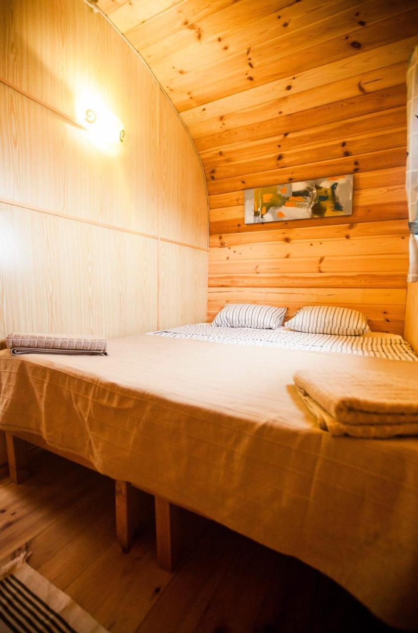 Eco-Wooden Houses Camping Montana Roja El Médano Eksteriør bilde