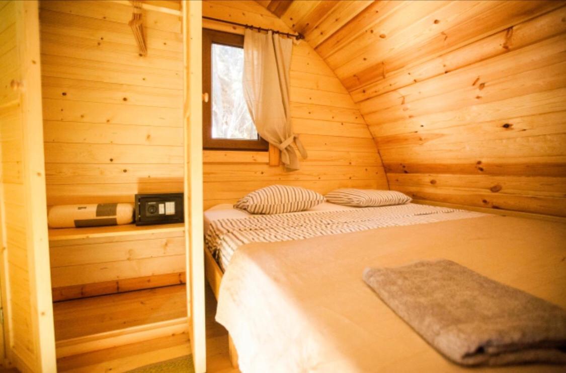 Eco-Wooden Houses Camping Montana Roja El Médano Eksteriør bilde