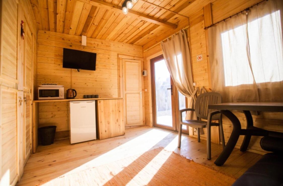 Eco-Wooden Houses Camping Montana Roja El Médano Eksteriør bilde