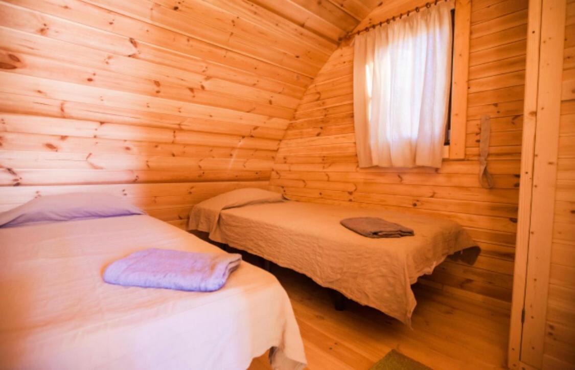 Eco-Wooden Houses Camping Montana Roja El Médano Eksteriør bilde