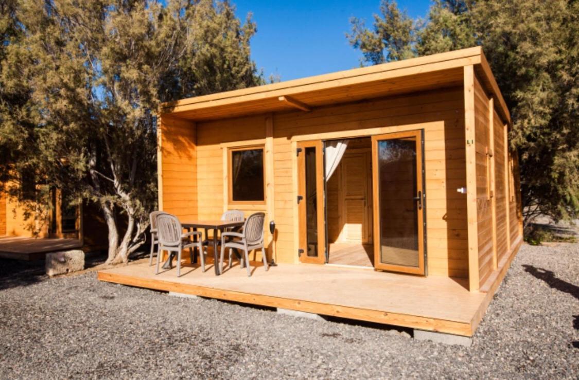 Eco-Wooden Houses Camping Montana Roja El Médano Eksteriør bilde