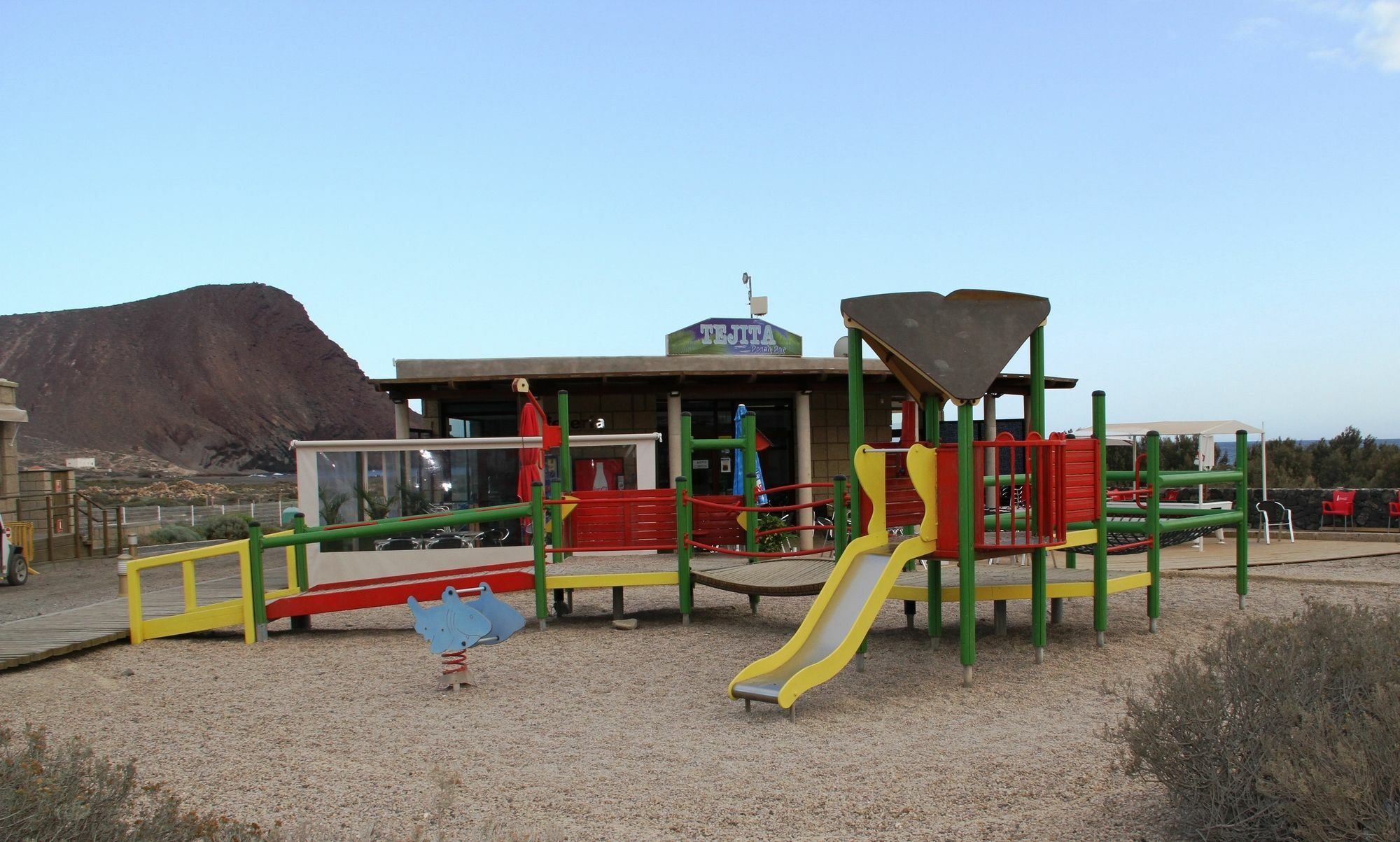 Eco-Wooden Houses Camping Montana Roja El Médano Eksteriør bilde