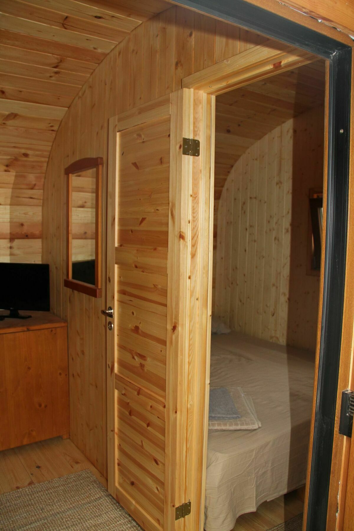 Eco-Wooden Houses Camping Montana Roja El Médano Eksteriør bilde